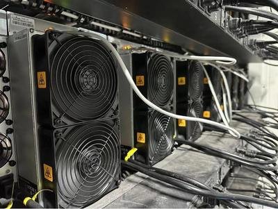 An advanced mining rig setup, highlighting its role in boosting cryptocurrency returns through efficient BTC and ETH processing